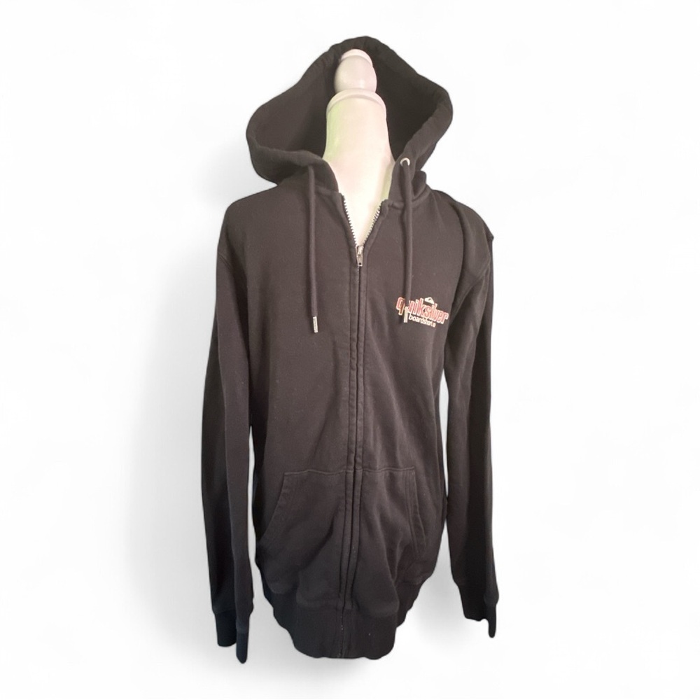 Quiksilver Black Zip-Up Hoodie